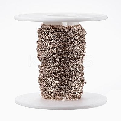 Ion Plating(IP) 304 Stainless Steel Cable Chains CHS-H007-01RG-1