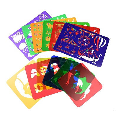 Plastic Drawing Painting Stencils Templates DIY-XCP0001-53-1