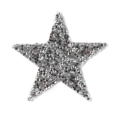 Glitter Hotfix Acrylic Rhinestone RGLA-WH0001-03B-1