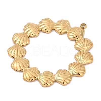 304 Stainless Steel Pendants STAS-C121-47B-G-1