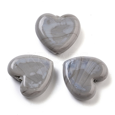 Heart Handmade Lampwork Beads LAMP-U003-01F-1