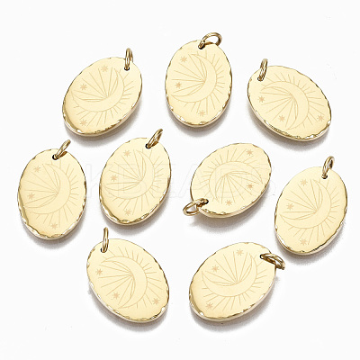 304 Stainless Steel Pendants STAS-S116-033G-1
