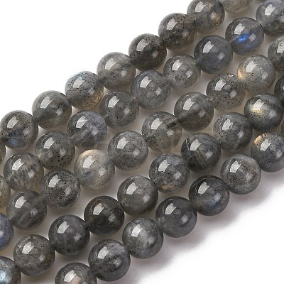 Natural Labradorite Beads Strands G-H326-01-8mm-1