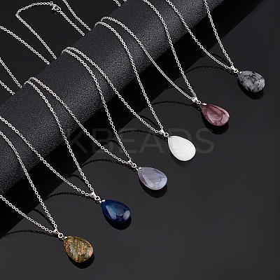 DIY Pendant Necklaces Making Kits DIY-UN0002-13P-1