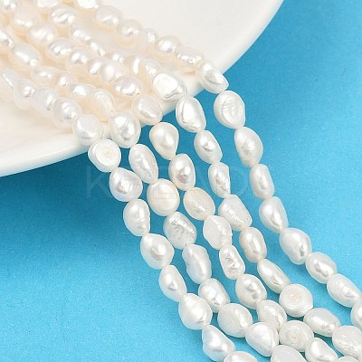Natural Cultured Freshwater Pearl Beads Strands PEAR-P064-20H-05A-1