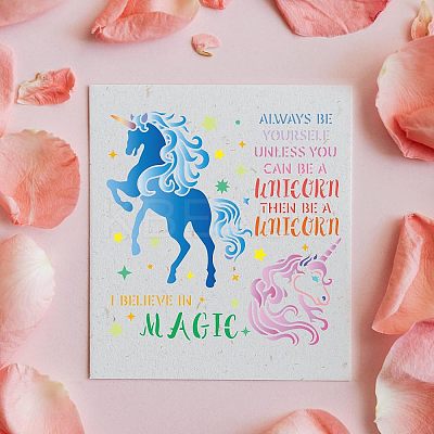 Plastic Reusable Drawing Painting Stencils Templates DIY-WH0172-365-1