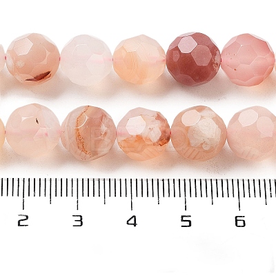 Natural Cherry Blossom Agate Beads Strands G-C150-B04-02-1