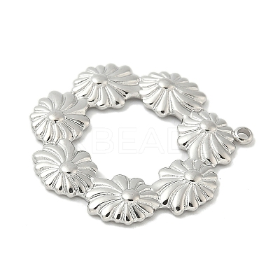 304 Stainless Steel Pendants STAS-L293-09C-P-1