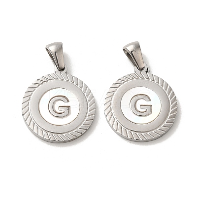 304 Stainless Steel Pendants STAS-I204-G-P-1