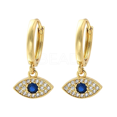 Brass Hoop Earrings EJEW-Z086-12G-1
