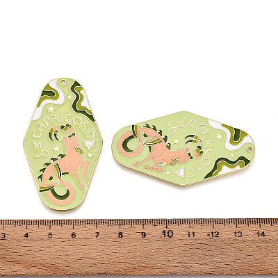Rack Plating Alloy and Enamel Big Pendants X1-ENAM-T021-29C-1
