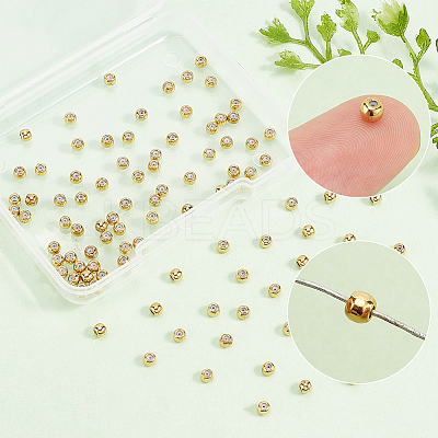 70Pcs Brass Beads KK-HY0003-56-1