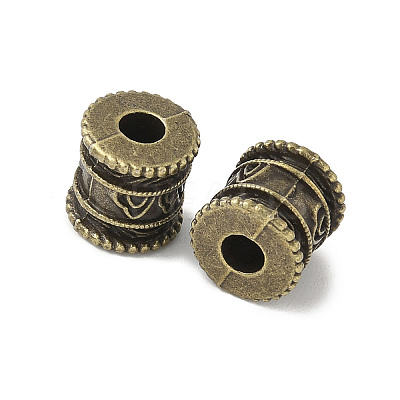 Tibetan Style Alloy European Beads FIND-F012-09AB-1