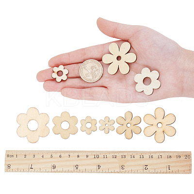 Wooden Cabochons WOOD-O004-03-1
