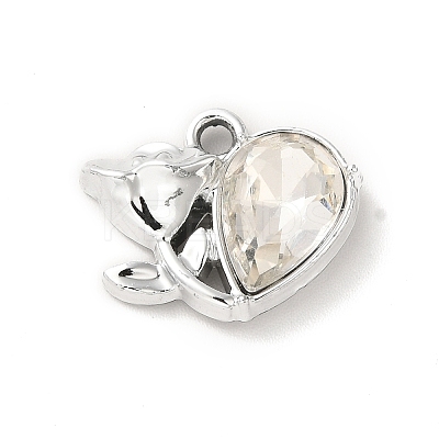 Rack Plating Alloy Charms PALLOY-O106-08P-01-1