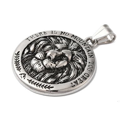 304 Stainless Steel Pendants STAS-Z067-03P-1