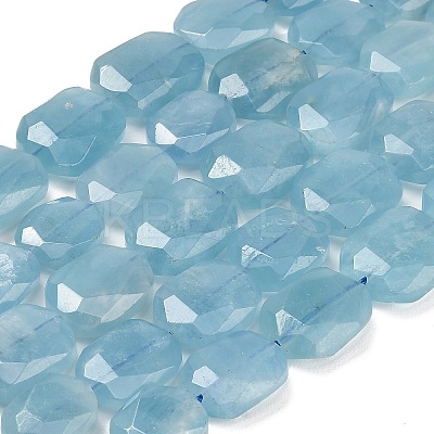 Natural Aquamarine Graduated Beads Strands G-B178-H01-01-1