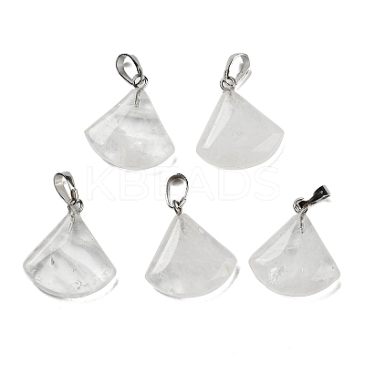 Natural Quartz Crystal Pendants G-C066-07E-1