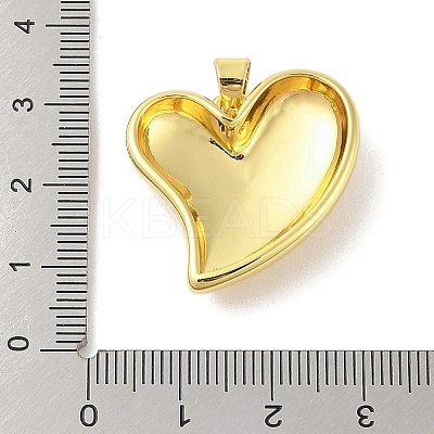 Rack Plating Brass Pendants KK-S380-04G-1