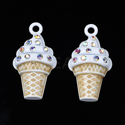Rack Plating Alloy Enamel Pendants X-PALLOY-N172-005D-1