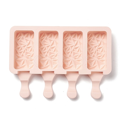 Food Grade DIY Rectangle Ice-cream Silicone Molds DIY-D062-06C-1