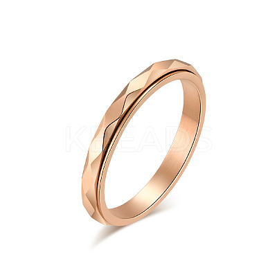 304 Stainless Steel Rotating Finger Rings FS-WGA316C-09-1