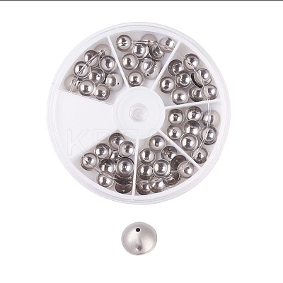 Tarnish Resistant 304 Stainless Steel Bead Caps STAS-JP0004-09P-1