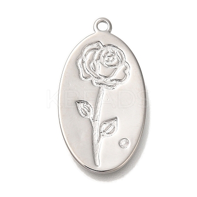 Mother's Day Brass Micro Pave Cubic Zirconia Pendants KK-U038-05P-07-1