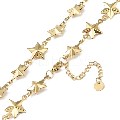 304 Stainless Steel Link Chain Necklaces NJEW-U004-01G-1