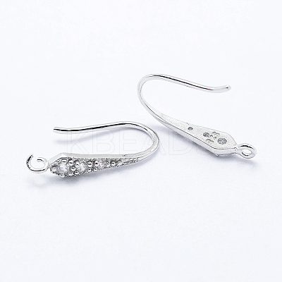 Anti-Tarnish Rhodium Plated 925 Sterling Silver X-STER-L054-16P-1