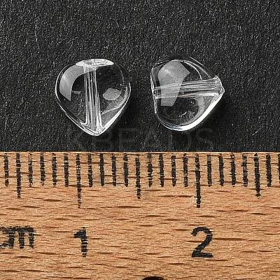 20Pcs Transparent Glass Beads GLAA-Q103-01A-1