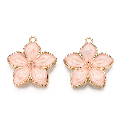 Alloy Enamel Pendants ENAM-T011-107C-NR-1