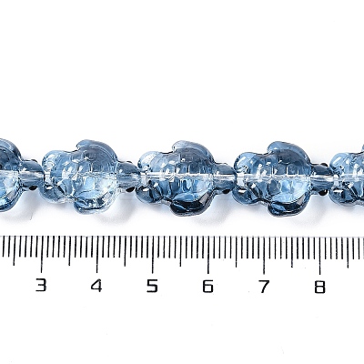 Transparent Glass Enamel Beads Strands GLAA-B021-06I-1