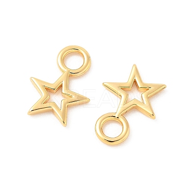 SHEGRACE Brass Star Charms XGR0160G-101G-1