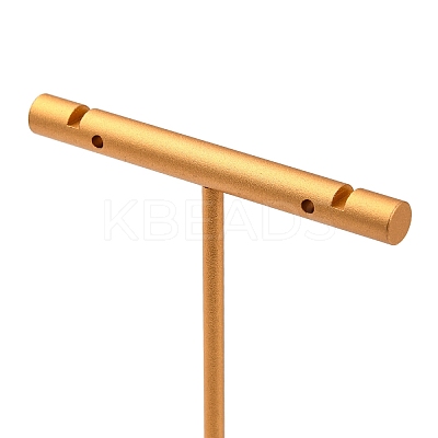 1-Tier Brass Bar Earring Organizer Display Racks ODIS-B002-03A-1