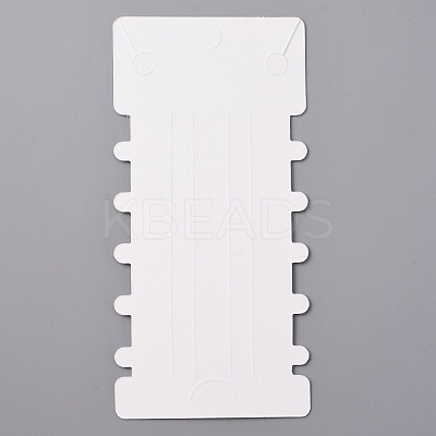 Paper Hair Clip Display Cards CDIS-WH0006-09-1
