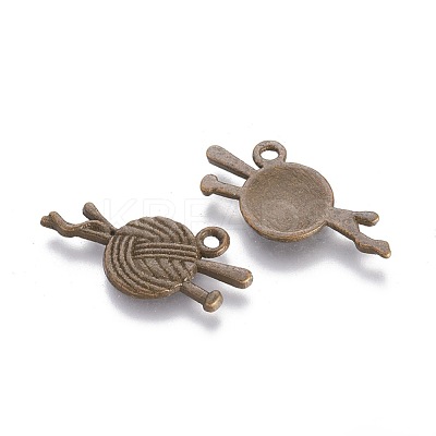 Tibetan Style Pendants TIBEP-LF10465YKG-AB-LF-1