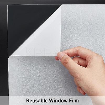 PVC Static Cling Non-Adhesive Window Film DIY-WH0326-42-1