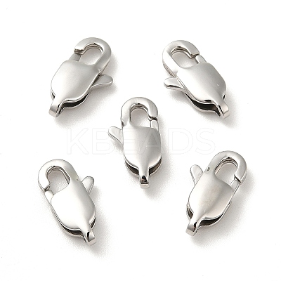 Tarnish Resistant 316 Surgical Stainless Steel Lobster Claw Clasps STAS-Z013-01C-1