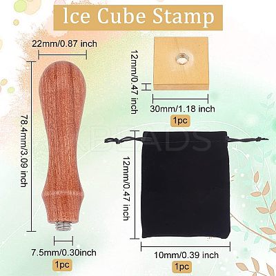 1Pc Brass Stamp Head DIY-OC0004-35-1