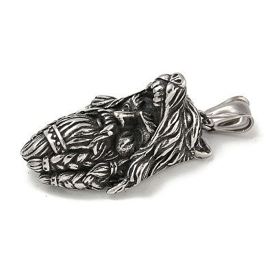 316 Surgical Stainless Steel Pendants STAS-Z073-69AS-1