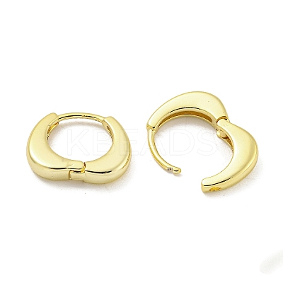 Brass Hoop Earrings EJEW-L211-010U-G-1