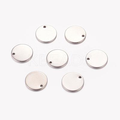 Tarnish Resistant 304 Stainless Steel Stamping Blank Tag Pendants X-STAS-G024-1-1