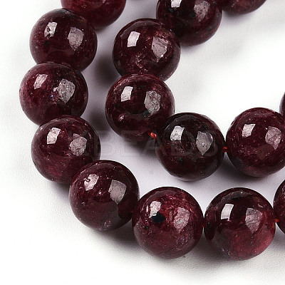 Natural Ruby Beads Strands G-T140-12-1