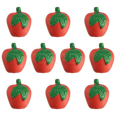 10Pcs Plastic Apple Toy KY-CA0001-55-1