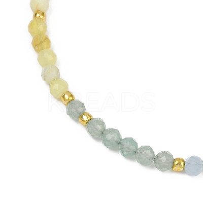 Chakra Natural Mixed Gemstone Chips Beaded Bracelets for Women BJEW-JB11631-02-1