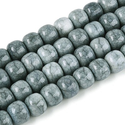 Ombre Effect Dyed Glass Beads Strands GLAA-N067-01A-15-1