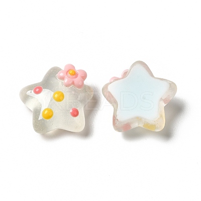 Translucent Resin Cabochons LS-RESI-E034-01D-1