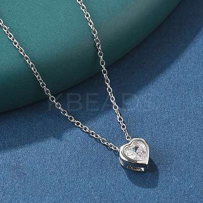304 Stainless Steel Pendant Necklaces X-NJEW-O108-14P-1