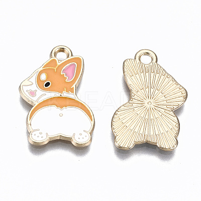 Alloy Enamel Pendants ENAM-S127-013-RS-1